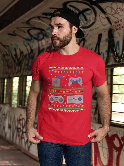 Christmas And Videogames Men's T-shirt