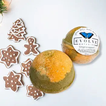 Bath Bomb - Gingersnapped ( Christmas - Holiday )