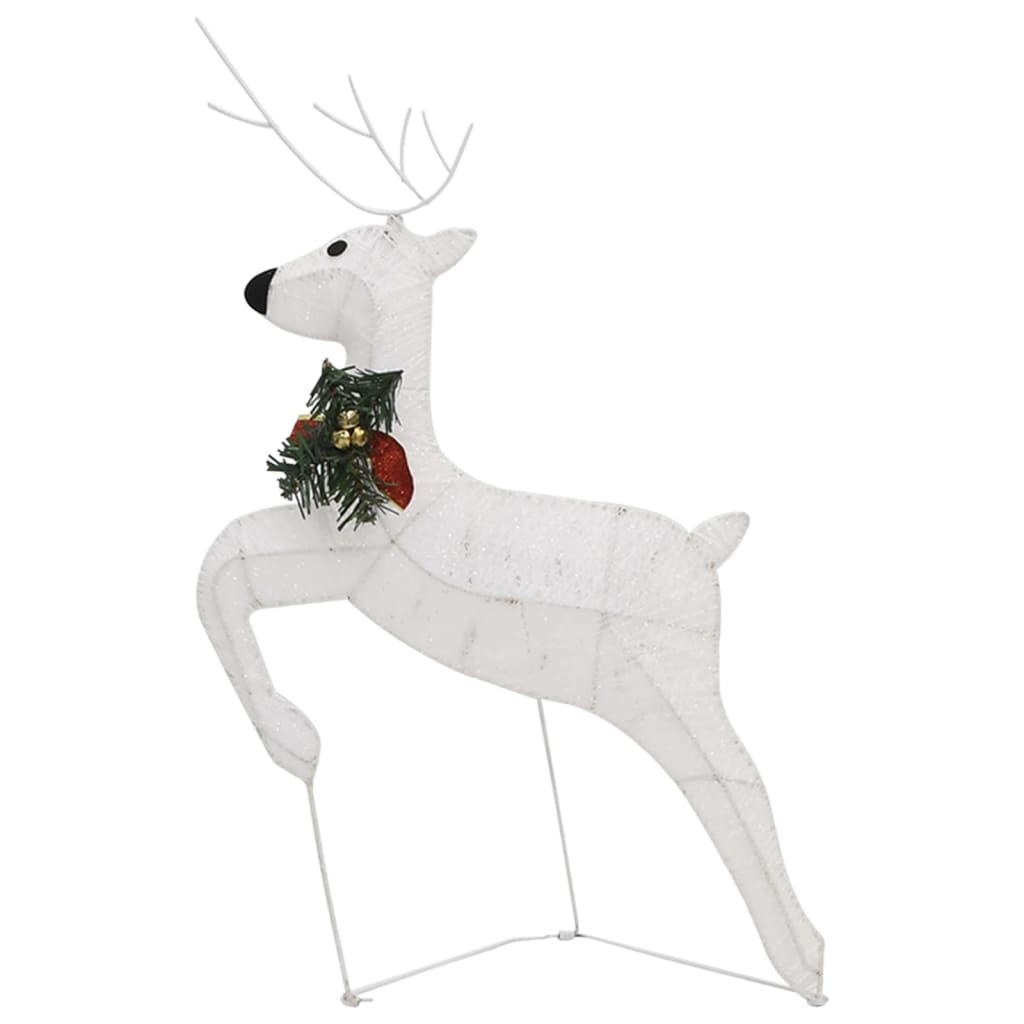 Christmas LEDs Lights | vidaXL Christmas Reindeers 2 pcs White 40 LEDs