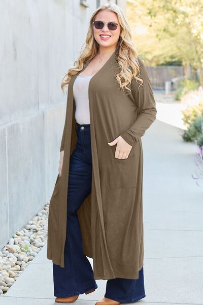 Long Sleeve Jacket | Basic Bae Full Size Open Front Soft Comfortable 