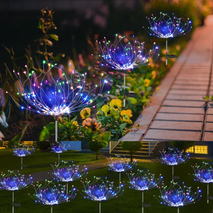 Christmas Lights | 120LED  Solar Firework Garden Christmas Decorations