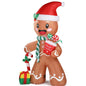 7.9 FT Lighted Christmas Inflatable Decoration, Inflatable Gingerbread Man Outdoor Decoration, With Built-in LED Lights