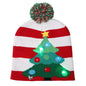 Holiday Hats |Pom Pom Party Holiday Hats With LED Lights Christmas fun