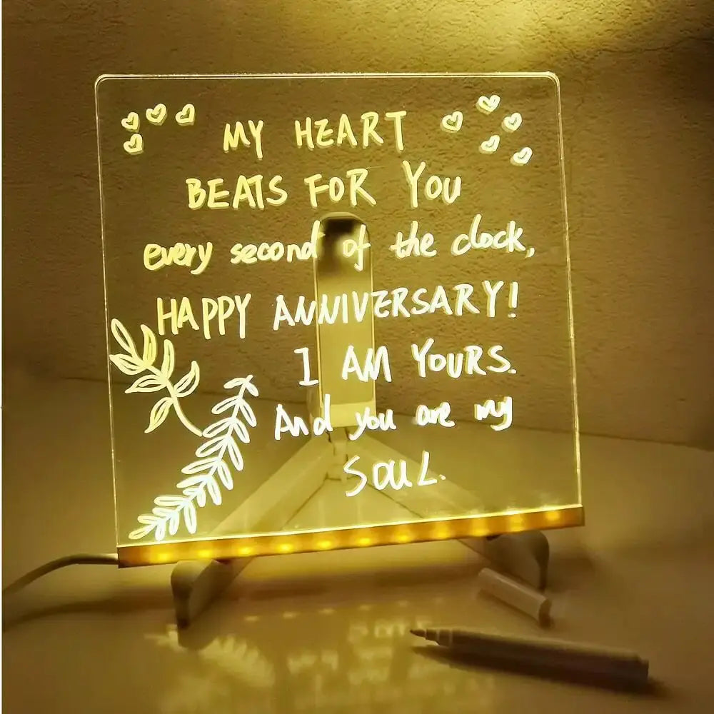 Erasable USB Children‘s Drawing Board Night Light