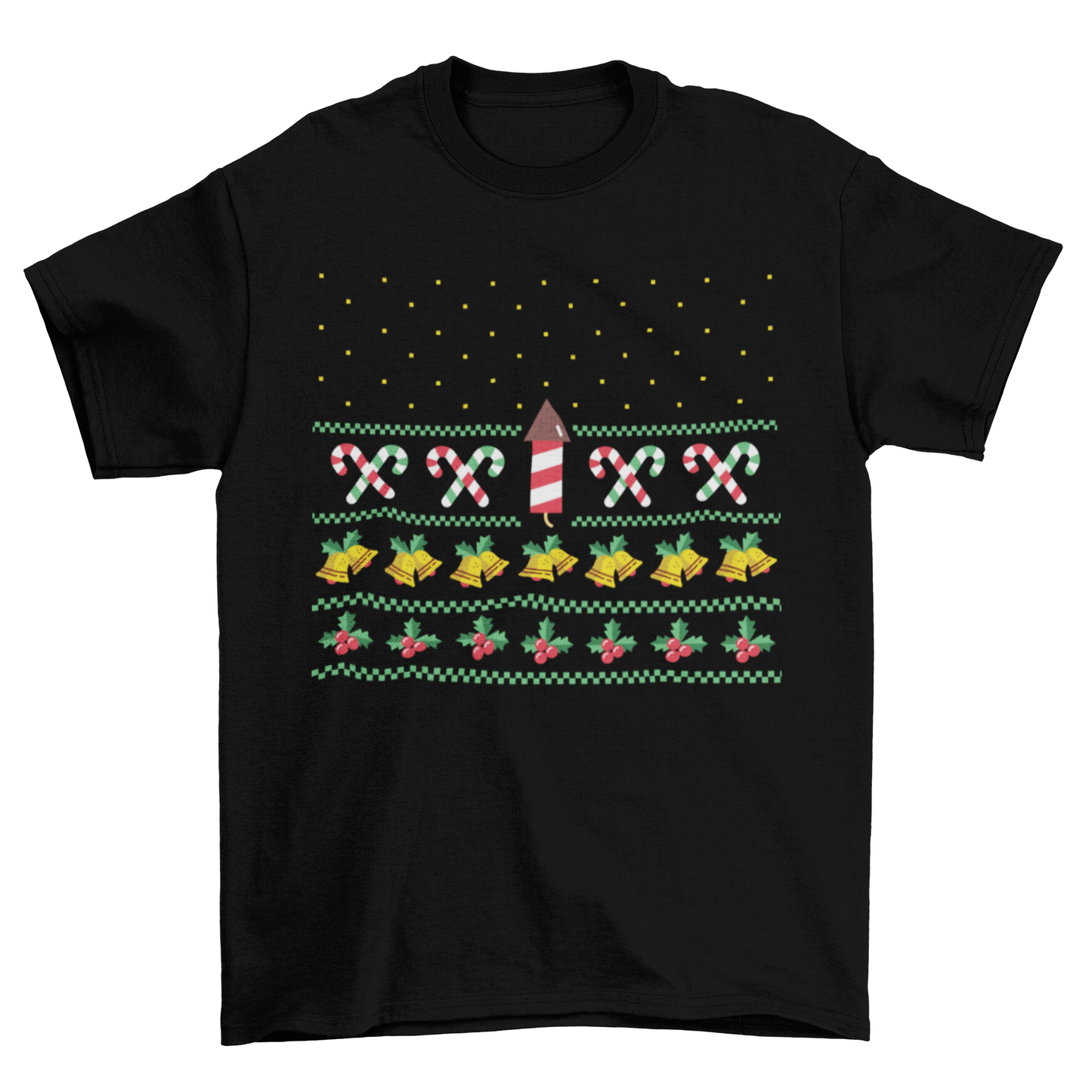 Holiday sweater|Star Space Ship Holiday Seasonal Ugly sweater Firework