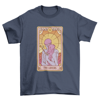 The lovers tarot card t-shirt