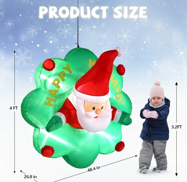 LED Lights|Large BlowUp Hanging Inflatable Decoration For Window Decor