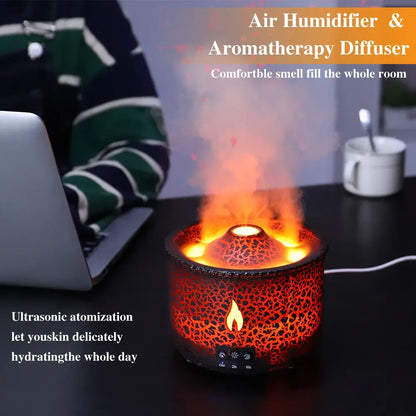 Volcano Fire Flame Air Humidifier